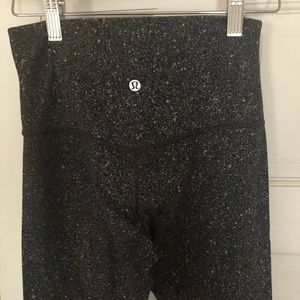 Size 4 lululemon gray spotted leggings